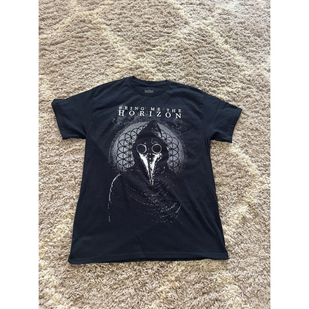 Bring Me The Horizon Can You Feel My Heart Plague Doctor T-Shirt Black Medium